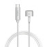 Фото #2 товара LogiLink USB-C to Apple MagSafe 2 charging cable - silver - 1.8 m - USB C - MagSafe 2 - Silver
