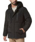 Фото #3 товара Men's Yarmouth Micro Sheen Parka Jacket with Fleece-Lined Hood