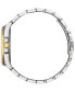 ფოტო #2 პროდუქტის Eco-Drive Men's Corso Two-Tone Stainless Steel Bracelet Watch 41mm