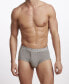 ფოტო #3 პროდუქტის Premium Cotton Men's 3 Pack Brief Underwear, Plus