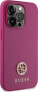 Guess Guess GUHCP15LPS4DGPP iPhone 15 Pro 6.1" różowy/pink hardcase Strass Metal Logo