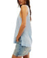 ფოტო #3 პროდუქტის Women's Love Language Solid Henley Tank