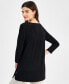 Фото #2 товара Women's 3/4-Sleeve Swing V-Neck Top, Created for Macy's