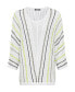 ფოტო #2 პროდუქტის Women's Linen Blend Dolman Sleeve Open Knit Sweater