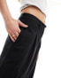 New Look wide leg cargo trouser in black