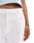 Pull&Bear tailored short in white Белый, 46 - фото #5