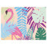 Фото #1 товара Tischset Flamingo mit Palmen (12er-Set)
