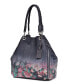 Women's Barracuda Hand Painted Clasp Closure Tote Bag