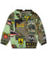 Men's Military-Inspired Pullover Jacket