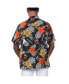 Фото #2 товара Men's Black San Diego Padres Island Life Floral Party Button-Up Shirt