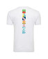 ფოტო #2 პროდუქტის Men's and Women's White World Marathon Majors Comfy Tri-Blend T-shirt