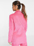 Фото #2 товара Vero Moda tailored cord suit blazer co-ord in pop pink