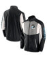 Men's Black Minnesota United FC Net Goal Raglan Full-Zip Track Jacket