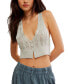 ფოტო #1 პროდუქტის Women's The Vest Of Us Cropped Sweater Vest