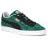 Фото #4 товара Puma Suede Animal Lace Up Womens Green Sneakers Casual Shoes 39110803