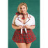 Фото #7 товара Эротический костюм Teacher’s Pet School Girl Красный Queen size