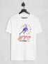 New Look NYC run club t-shirt in white
