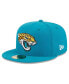 Фото #2 товара Men's Teal Jacksonville Jaguars Main Patch 59FIFTY Fitted Hat