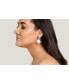 ფოტო #2 პროდუქტის Layered Dome + White Jade Earrings