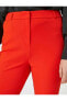 Kadın Giyim Ispanyol Paça Kumaş Pantolon Yüksek Bel 3sak40011uw Kırmızı Kırmızı
