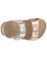 Toddler Buckle Faux Cork Sandals 9