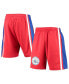 Фото #1 товара Men's Red Philadelphia 76Ers Hardwood Classics 75th Anniversary Swingman Shorts