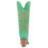 Фото #5 товара Dingo Texas Tornado Embroidered Snip Toe Cowboy Womens Green Casual Boots DI943