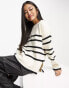 Фото #2 товара Vero Moda striped jumper in mono