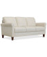 Фото #1 товара CLOSEOUT! Kared 84" Roll Arm Leather Sofa, Created for Macy's