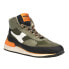 Фото #2 товара Diadora Equipe Mid Mad Italia Nubuck Sw High Top Mens Green Sneakers Casual Sho