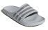 Фото #4 товара Сланцы унисекс Adidas Duramo Slide серого цвета