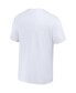 Фото #4 товара Men's Darius Rucker Collection by White Colorado Rockies Distressed Rock T-shirt