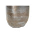 Vase DKD Home Decor 17 x 9 x 47 cm Crystal Aluminium Multicolour Modern