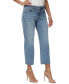 Фото #1 товара Women's Low-Rise Straight Cropped Jeans
