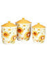 Фото #1 товара Sunflowers Forever Canister Set, 3 Piece