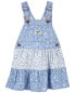 Фото #4 товара Baby Floral Print Tiered Jumper Dress 12M