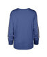 ფოტო #2 პროდუქტის Women's Royal Distressed Los Angeles Rams Tom Cat Long Sleeve T-shirt