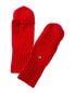 Amicale Cashmere Knit Pop Top Cashmere Gloves Women's Red