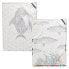 Kitchen Cloth HappyFriday Fish Multicolour 70 x 50 cm (2 Units)