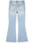 Kid Patch Floral Iconic Denim Flare Jeans 6-6X