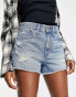 Madewell relaxed denim shorts in mid wash