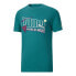 Puma Classics Daytona Graphic Crew Neck Short Sleeve T-Shirt Mens Blue Casual To