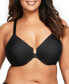 Фото #1 товара Women's Plus Size Front Close Wonder Wire Bra with Smoothing Back