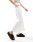 Фото #4 товара Stradivarius linen look culotte in white