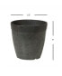 Artstone Dolce Round Planter Black 6 Inch