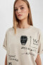 Фото #5 товара Футболка Defacto Basquiat Oversize Fit