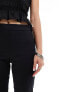 Фото #5 товара Monki stretch cropped capri pants in black sheen