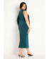 Plus Size One Shoulder Dress With Slit