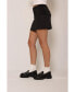 ფოტო #4 პროდუქტის Women's Ruched Mini Skirt