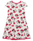 Фото #2 товара Платье для малышей Disney Минни с радостными бантами, короткий рукав